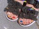 ダンスネイル(dance nail)の写真/フットネイルで女子力UP！お仕事上ハンドネイルができない方にも◎足元から華やかに♪