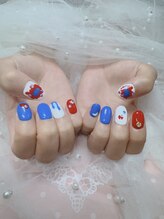 ブリー(Brille)/手書きネイル