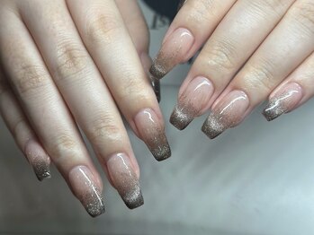 ネイルズバー 新宿店(Nails Bar)/ブラウングラデーションネイル