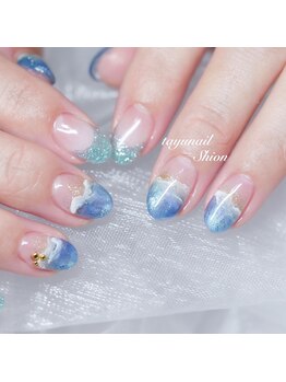 たゆ ネイル(たゆnail)/パラジェルマグネット海ネイル