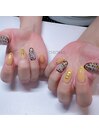レオパード柄ネイル