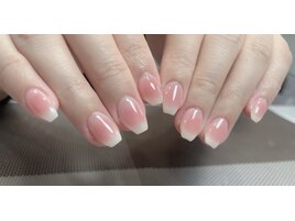 ふんわりチークネイル