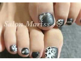 ヒョウ柄マットネイル