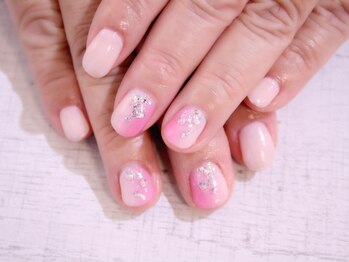 ラルネイル 大宮(Lull. nail)/*PINK*縦グラデワンカラー*