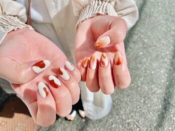 レイネイル レイアイ はません店(RAY NAIL ray eye)/個性派ニュアンス 担当:平岡