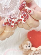 ファラウェイネイル(Faraway nail)/バレンタインネイル☆