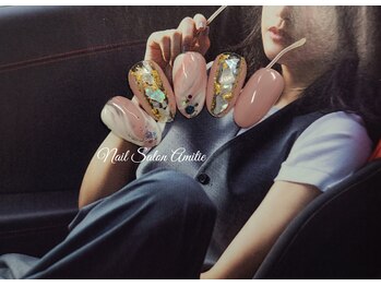 Amitie*。シェルニュアンスnail