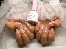 フリープ ネイル バイ ヴァラ(freep nail by VALLA)/オーロララメ/シアーピンク