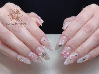 ウメネイルスタジオ(UME NAIL STUDIO)/* 長 さだしやり放題×つけ放題