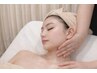 毛穴洗浄+小顔シェイプ＋デコルテ付60分◆二重あご解消、小顔に◎