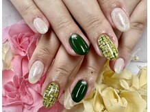 ディーネイル 四条烏丸(D-nail)/（堀川）ツイードネイル