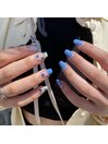 blue  nail