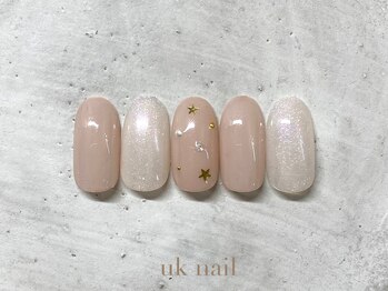 ユーケーネイル(uk nail)/シンプルアート6500円