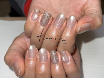 ツイン(twin.)/マグネットネイル×オプ有