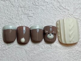 くま　ニットネイル　フット