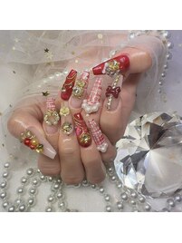 クリスマスネイル