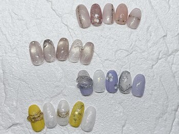 サローネ レジーナ(salone Regina)/春ネイル/パステルカラー/花