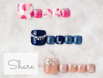 シェアー Share 元町/￥6600より　フットアート