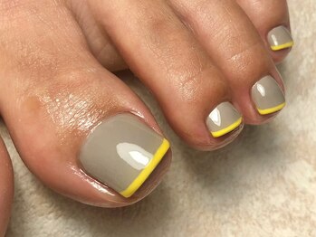 オーラリー ネイル アート メゾン(ORRERY nail art maison)/フット / カラーライン