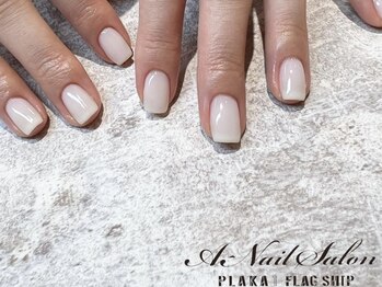 エーネイルサロン プラーカ本店(A-Nail Salon)/オフホワイトワンカラー