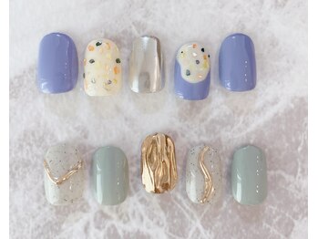 ネイルサロン ティフィン(tiffin)/~7月monthly design~