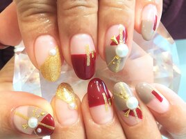 個性的★冬ネイル