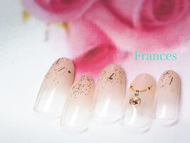 シンプルネックレスネイル