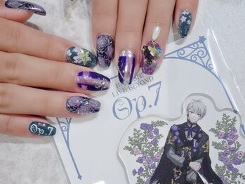 ラルネイル 大宮(Lull. nail)/＃イベントネイル＃紫ネイル