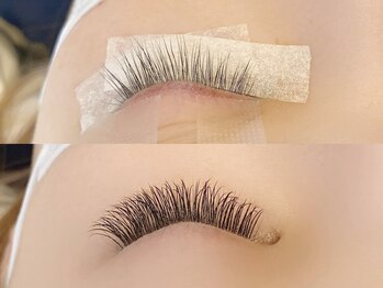 パルフェ(Parfait Eyelash Nail Salon)/シングル放題(before/after)