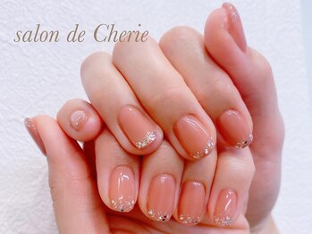 サロンド シェリー(salon de Cherie)/マオジェル/ラメ散らし/ピンク