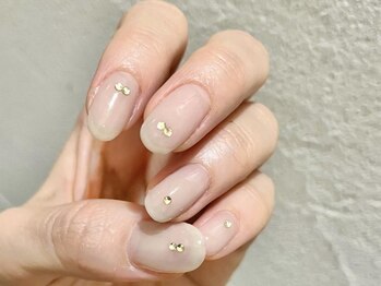 アイネイルズ 渋谷店(I nails)/【Kana.y】シンプルストーン