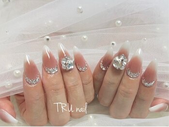 トゥルーネイル アンド アイ 小倉店(TRU NAIL & EYE)の写真/【ワンカラーorグラデ☆ストーン50粒迄】スカルプシンプルコース¥12490~トレンドネイル×提案デザイン