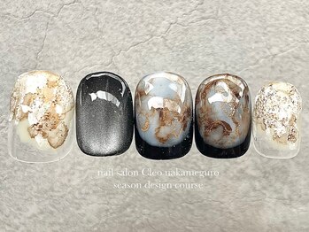 クレオ 中目黒店(Cleo)/【天然石風ネイル】