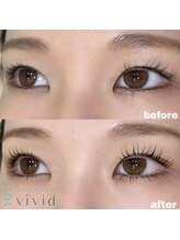 メイクプラスネイル ヴィヴィッド(MAKE+NAIL vivid)/根本から上がるパリジェンヌ♪