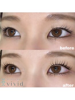 メイクプラスネイル ヴィヴィッド(MAKE+NAIL vivid)/根本から上がるパリジェンヌ♪