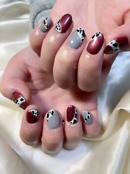 ＊大人ネイル＊アニマル柄