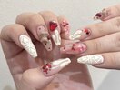 【miyuu】バレンタインネイル