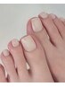 【フットジェル】シンプルワンカラーコース(フットバス・ケア込み)