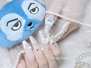 リンドネイル バイ モカ アンド ララ(Lind nail by moca and LaLa)/【mizuki】3Dネイル