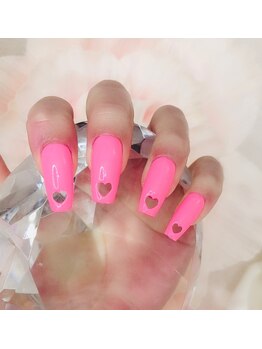 ヒロネイル(Hiro Nail)/ハートくり抜きネイル/9980