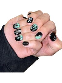 地雷風アートネイル