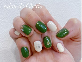 サロンド シェリー(salon de Cherie)/ドライフラワーネイル/天然石