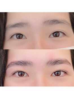 スキン 心斎橋店(skin)/まつげパーマ上下&眉のお手入れ