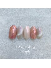 エトワールネイル 高崎緑町店(Etoile)/23年8月シンプルハンド定額