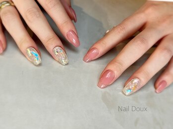 ネイル ドゥ 岡山駅前店(Nail Doux)/ブリオン囲みネイル