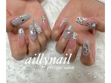 アイリーネイル(ailly nail)/フラッシュ/豹柄