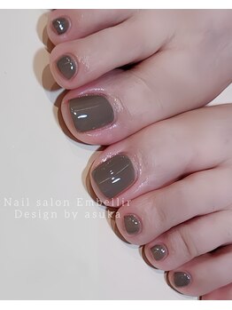 アンベリール(Embellir)/フットネイルワンカラー