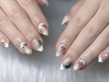ネイルズバー 新宿店(Nails Bar)/クリスマスフレンチネイル