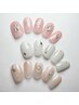 【大人女子向け★キレイめ】大人上品ネイルデザイン　￥7300⇒￥6300