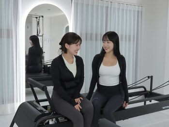 ピケピラティス 新富町八丁堀店(pique pilates)/笑顔で溢れるスタジオ